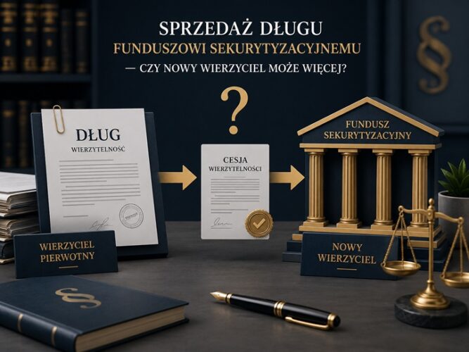 Sprzedaż długu funduszowi sekurytyzacyjnemu
